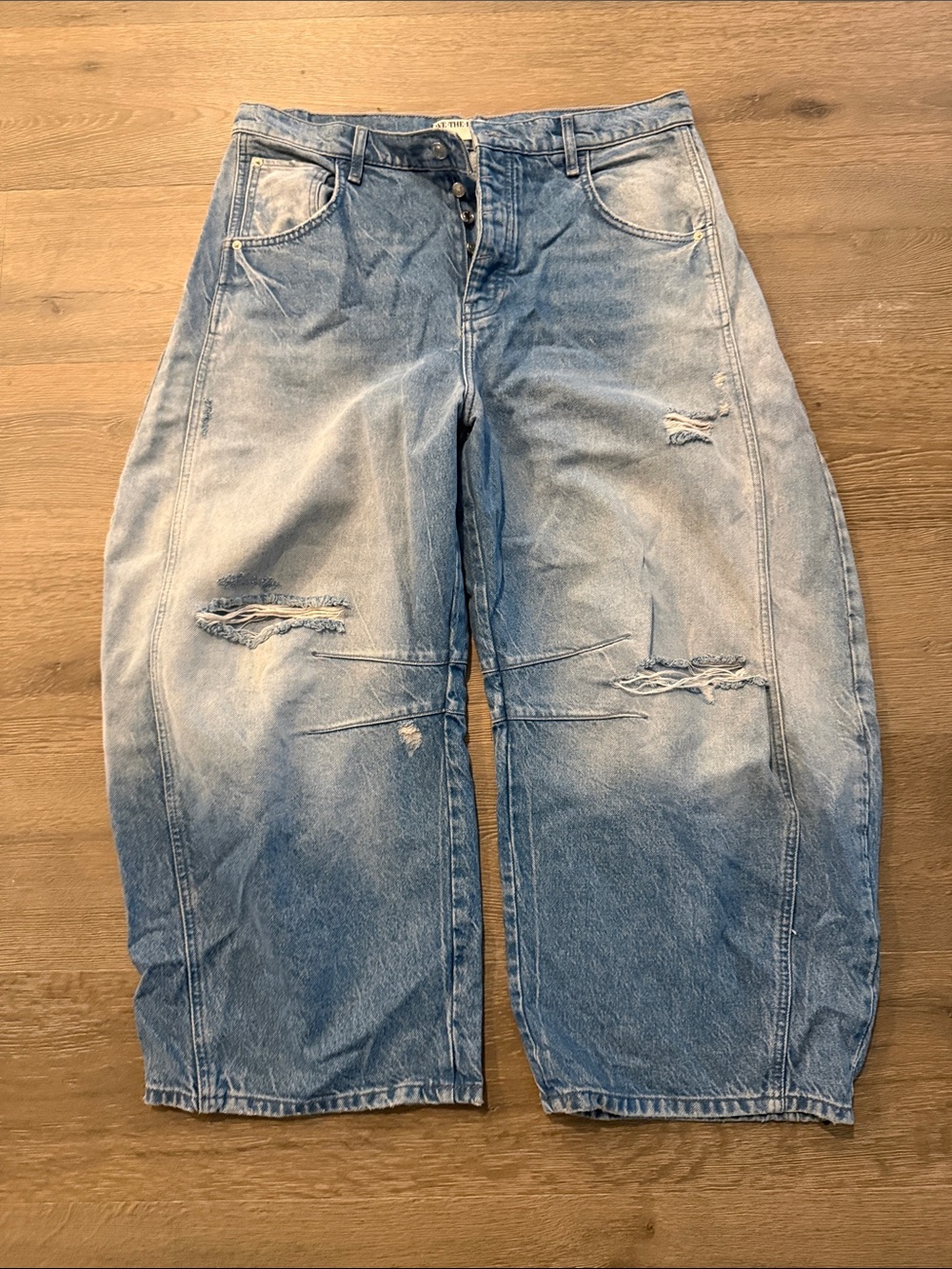 Free people barrel jeans